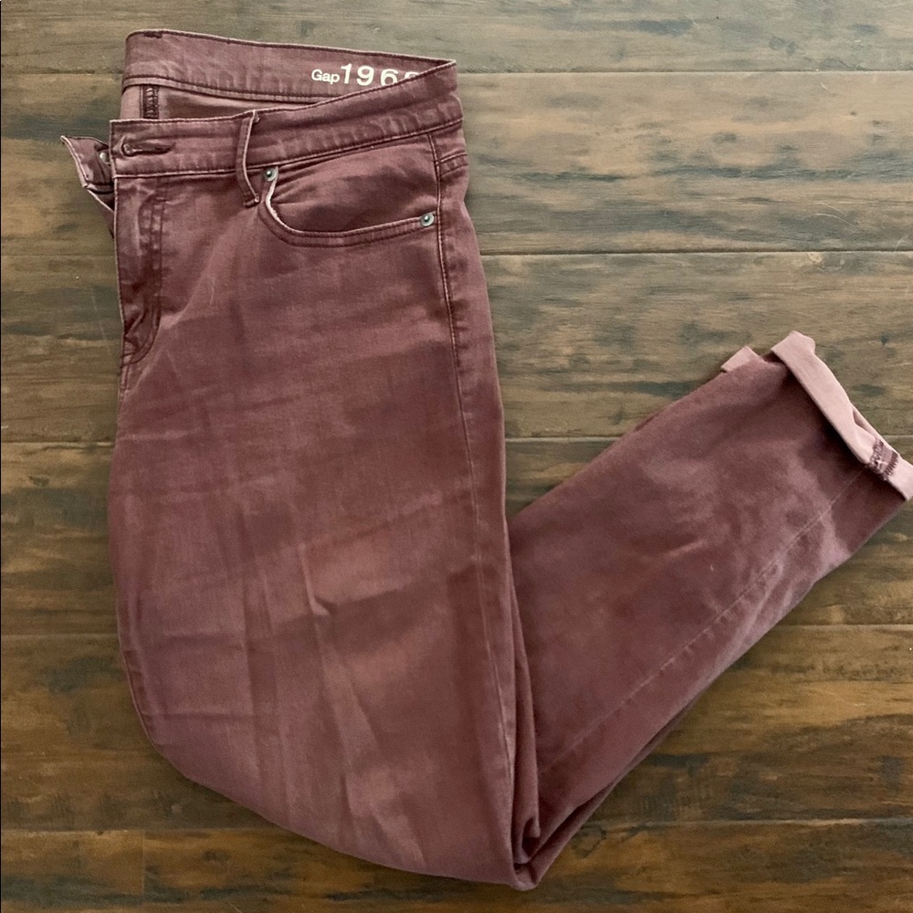 GAP Red Dyed Jean Legging